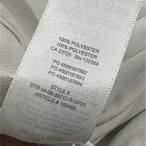 Aritzia Wilfred Effortless Oatmeal Beige Pant Wide Leg Pleated Trousers Sz 8 - Picture 10 of 13